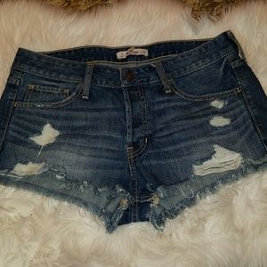 Hollister Distressed Jean Shorts